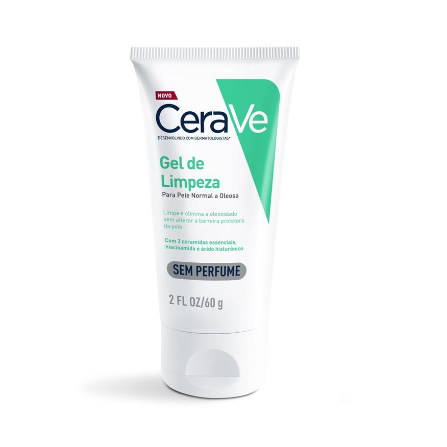 CeraVe Gel de Limpeza Facial Pele Normal a Oleosa 60g