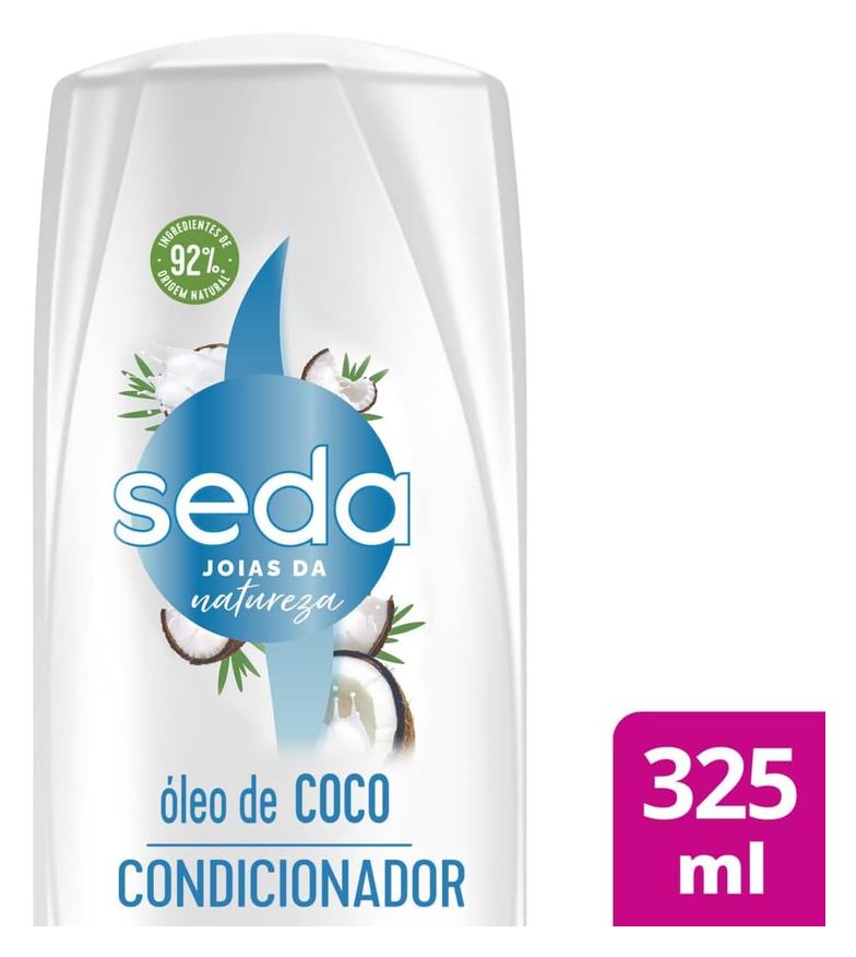 Seda Condicionador Joias da Natureza Óleo de Coco Restauração Intensa 325ml