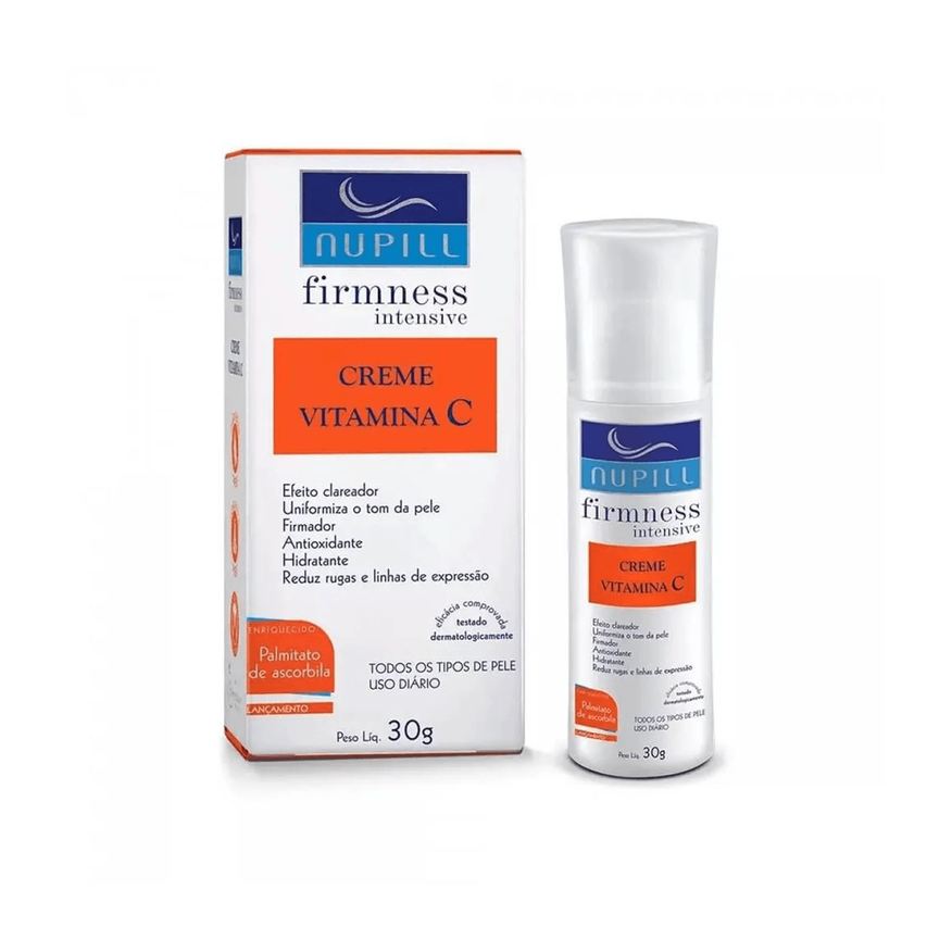 Nupill Creme Facial Firmness Intensive Vitamina C Clareador 30g