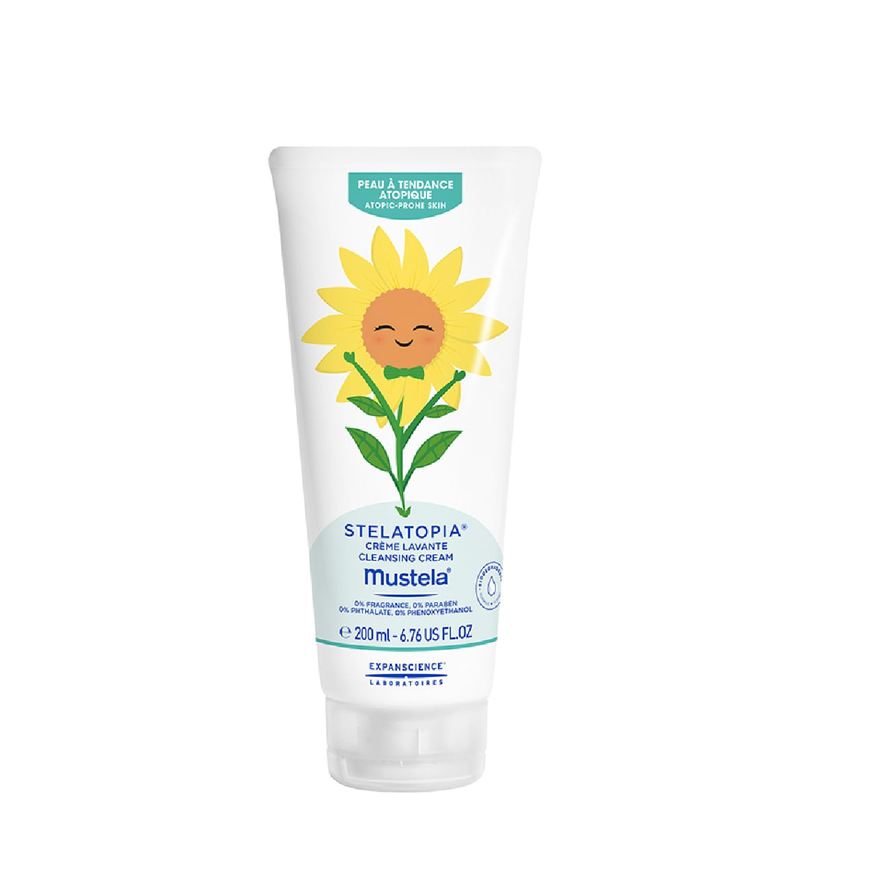 Mustela Creme de Limpeza Stelatopia Bebê Hipoalergênico 200ml