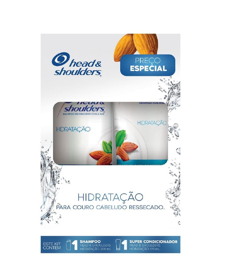 Head & Shoulders Shampoo Cuidados Com A Raiz Detox 200ml + Super Condicionador 170ml