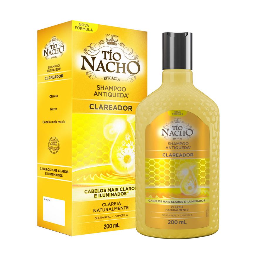 Tio Nacho Shampoo Tío Nacho Clareador Antiqueda 200ml