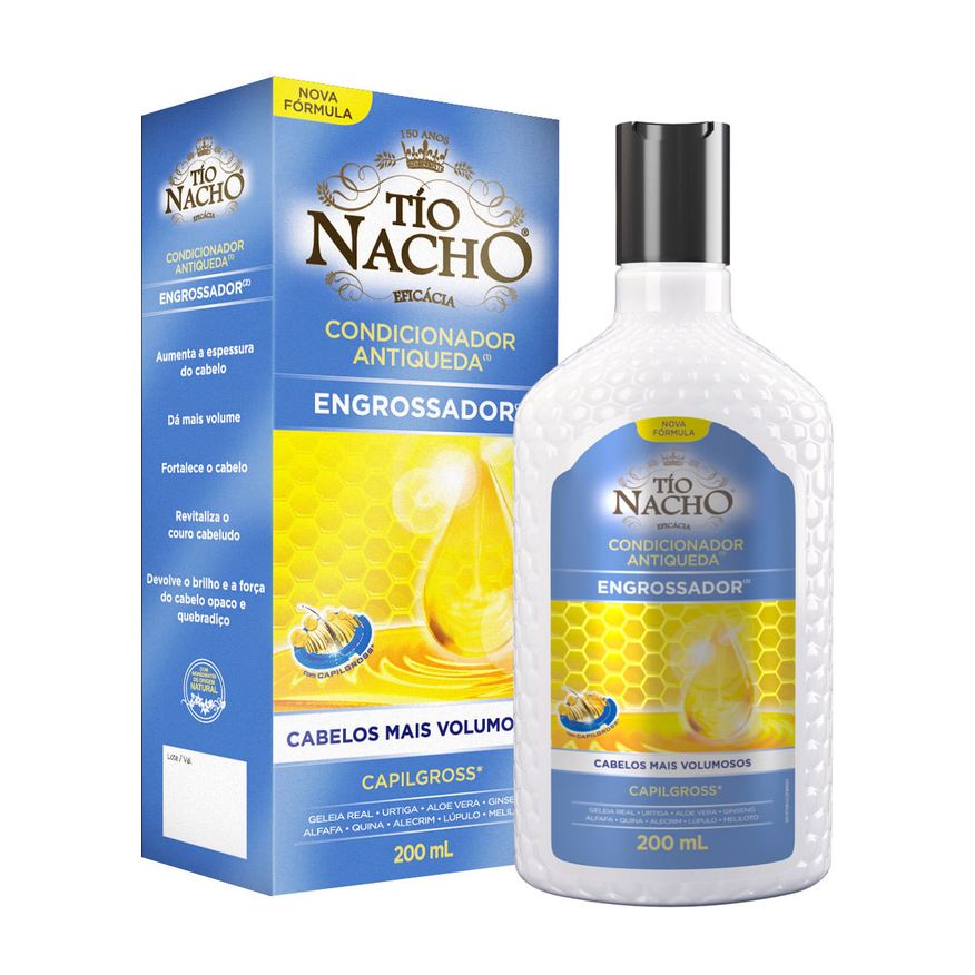 Tio Nacho Condicionador Tío Nacho Engrossador Antiqueda Capillgross 200ml