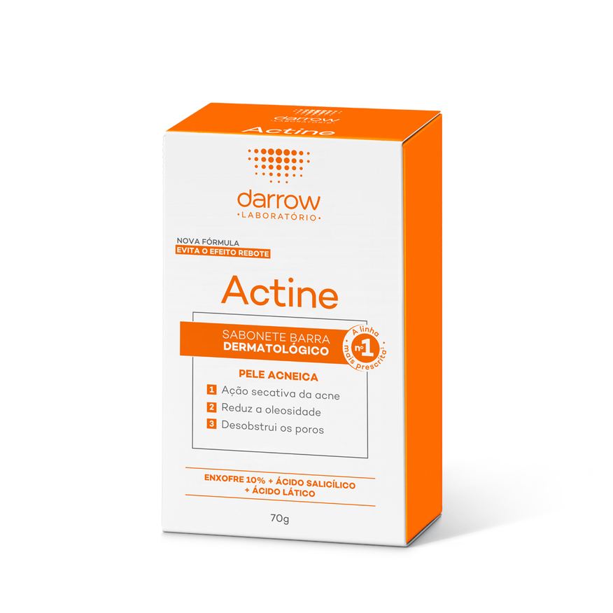 Actine Sabonete em Barra Facial Darrow Pele Acneica 70g