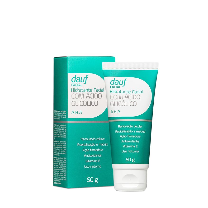 Dauf Hidratante Facial Com Ácido Glicólico 50g 1 Unidade