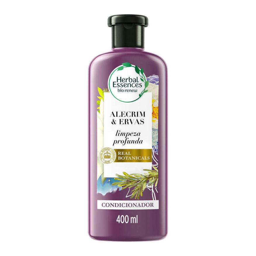 Herbal Condicionador Essences Bio Renew Limpeza Profunda Alecrim e Ervas 400ml