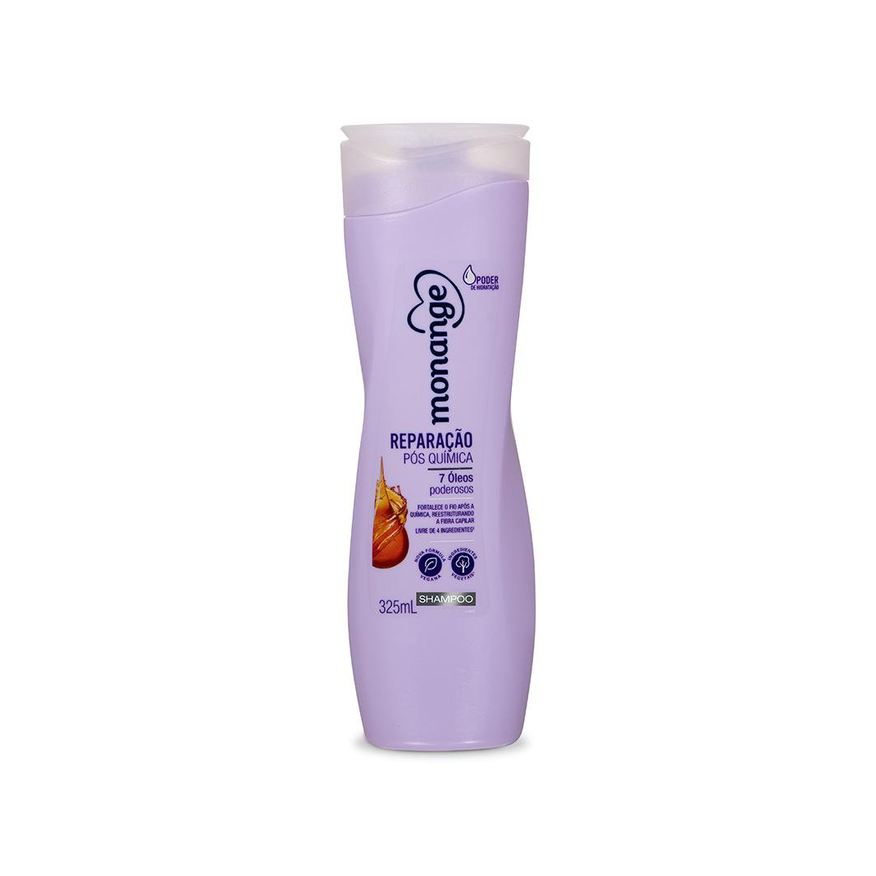 Monange Shampoo Reparação Pós Química 325ml