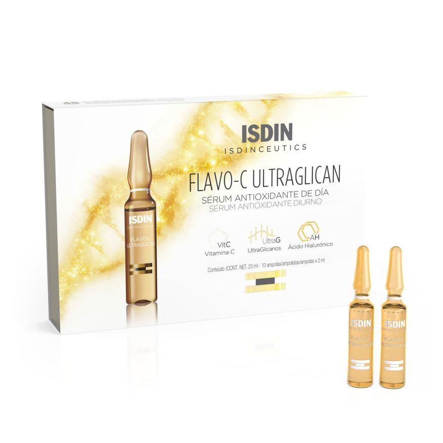 Isdinceutics Sérum Antioxidante Diurno Flavo-c Ultraglican - 10u