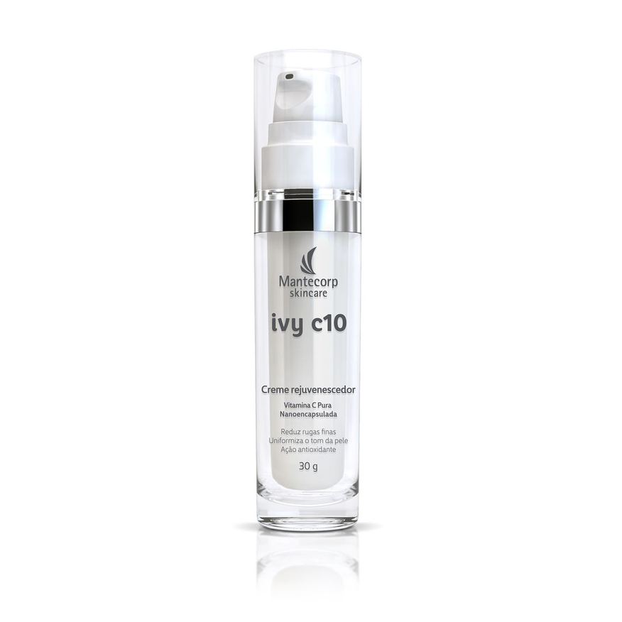 Ivy C Creme Rejuvenescedor Mantecorp Ivy C10 Vitamina C Pura 30g