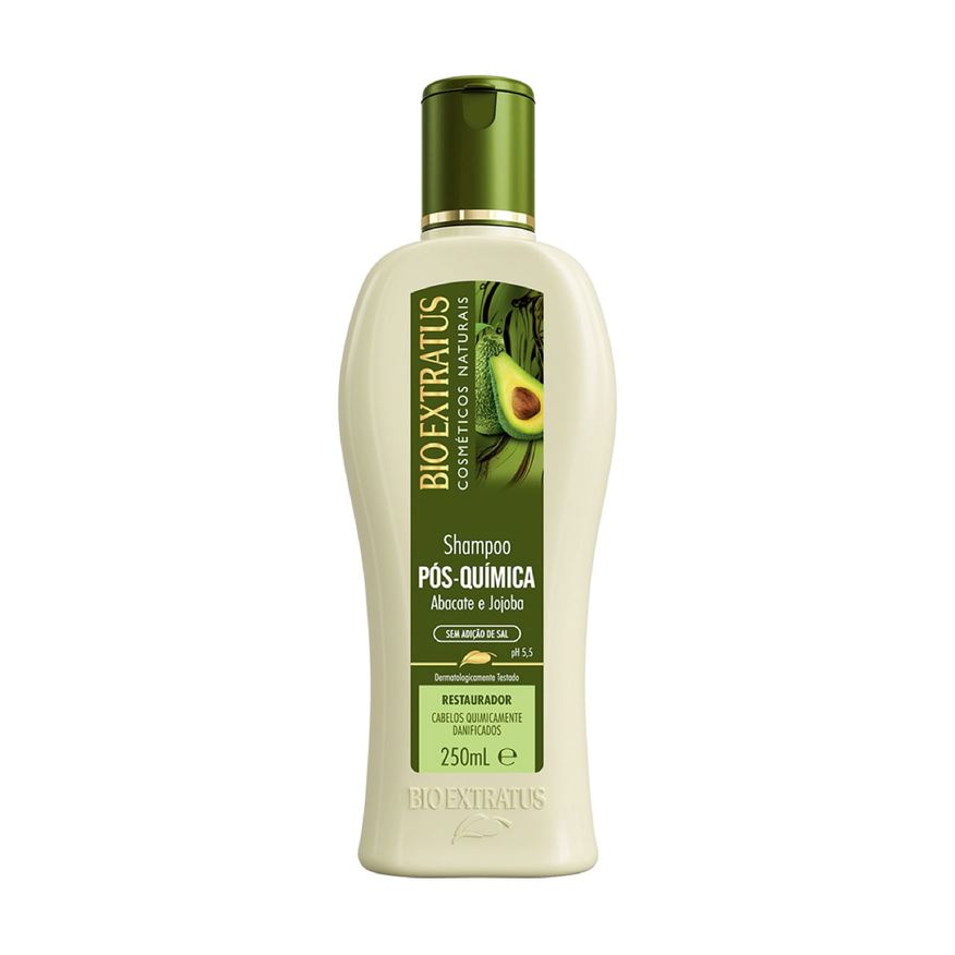 Bio Extratus Shampoo Pós-Química Abacate e Jojoba 250ml