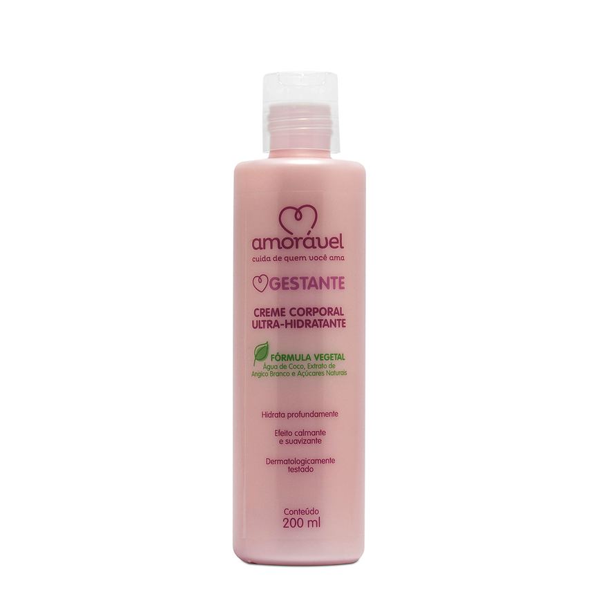 Amoravel Creme Corporal amorável Gestante ultra/hidratante 200ml