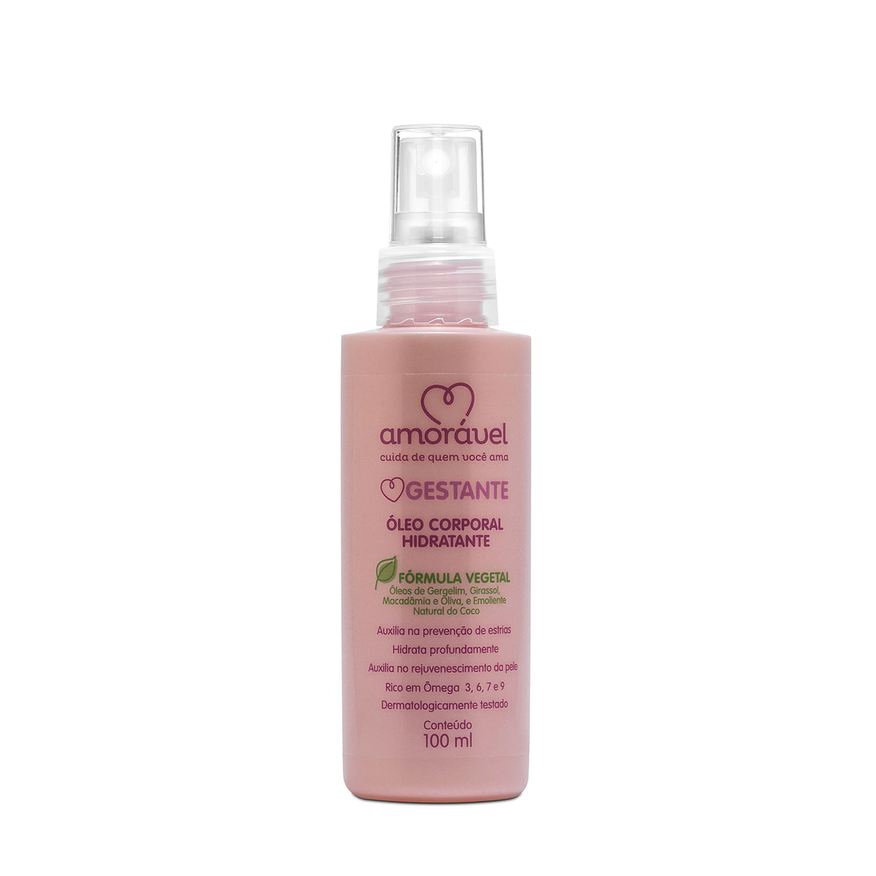 Amoravel Óleo corporal Hidratante amorável Para estrias 100ml