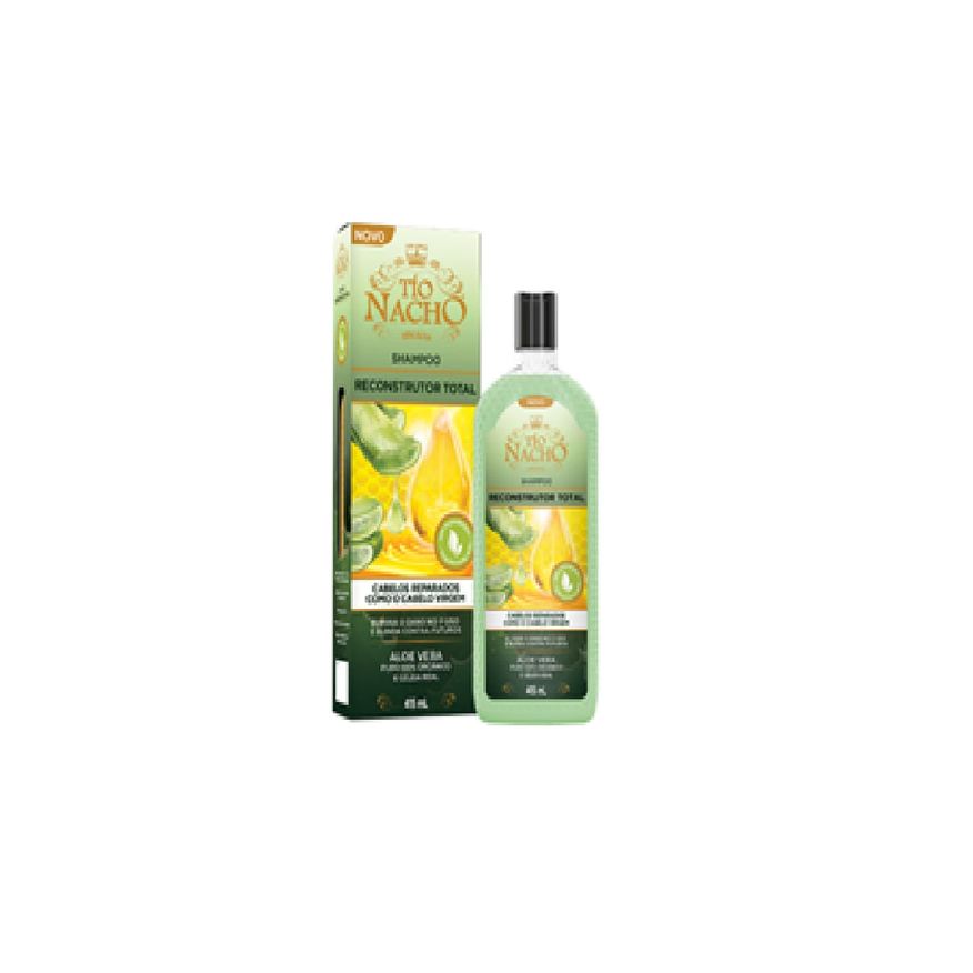 Tio Nacho Shampoo Tío Nacho Reconstrutor Total Hidratação 100% Orgânico 415ml