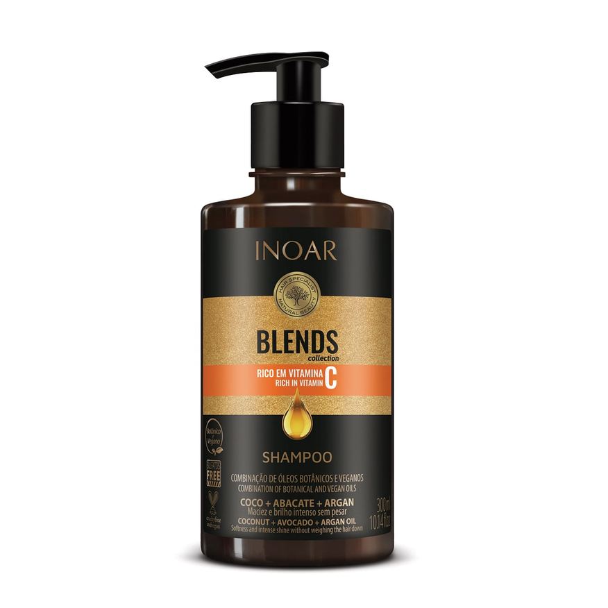 Inoar Shampoo Blends Rico em Vitamina C 300ml