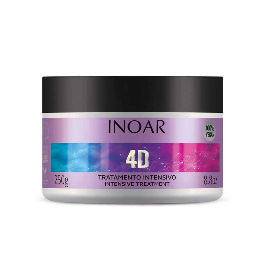Inoar Máscara Capilar 4D Beleza em 4 Dimensões 250g