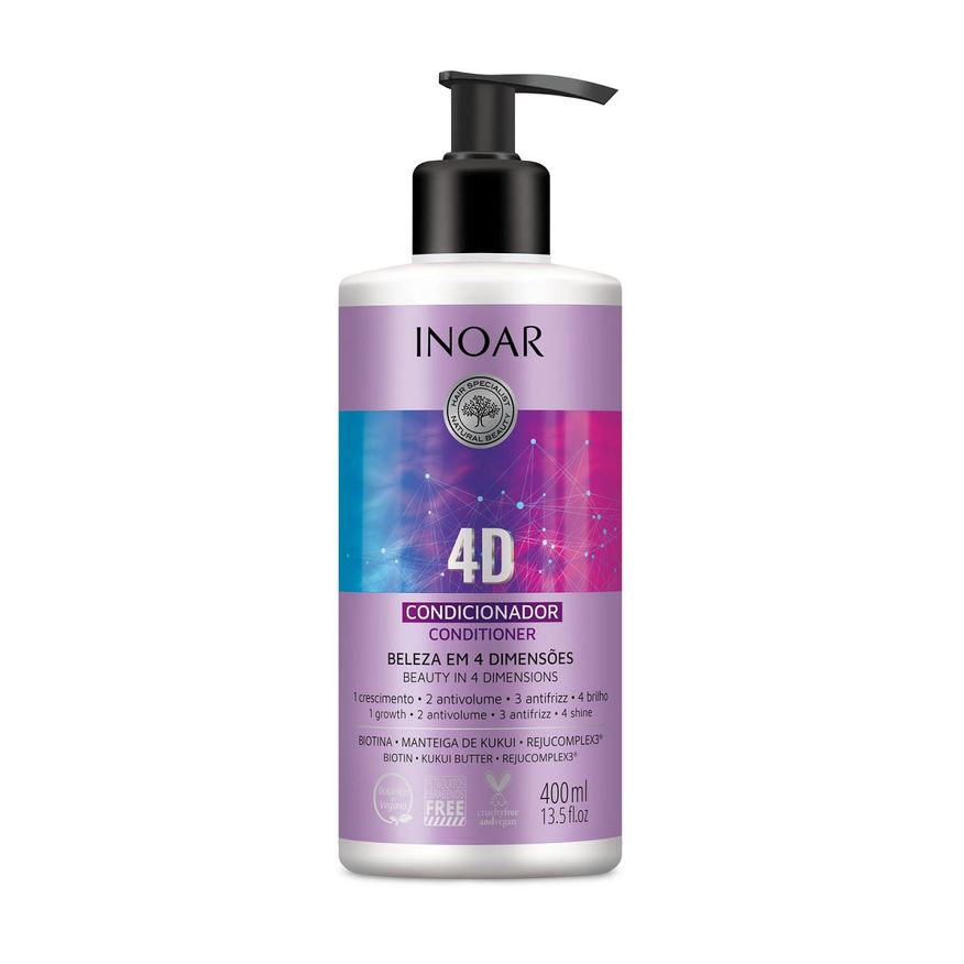 Inoar Condicionador 4D Beleza em 4 Dimensões 400ml