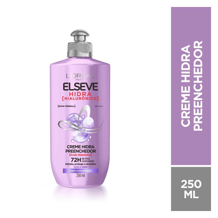 Elseve Creme de Pentear Hidra Hialurônico Preenchedor 250ml