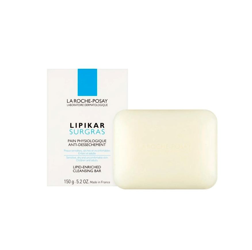 Lipikar Sabonete em Barra Facial La Roche-Posay Surgras Antirressecamento 150g