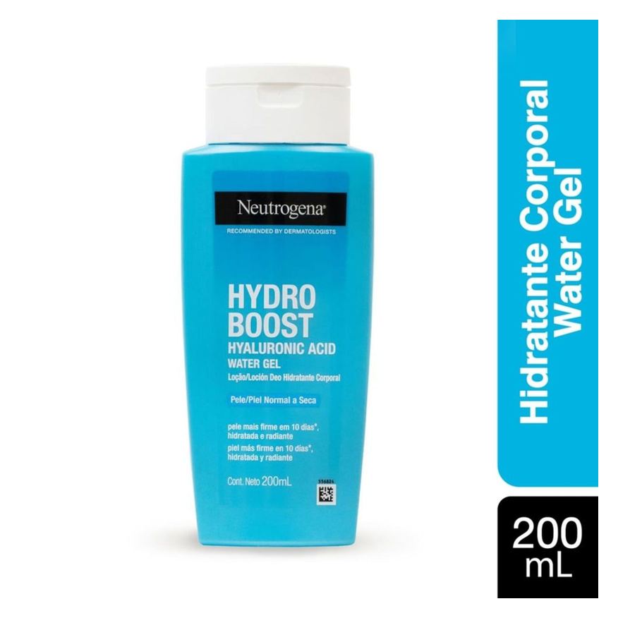 Neutrogena Hidratante Corporal Hydro Boost Water Gel com Ácido Hialurônico 200ml