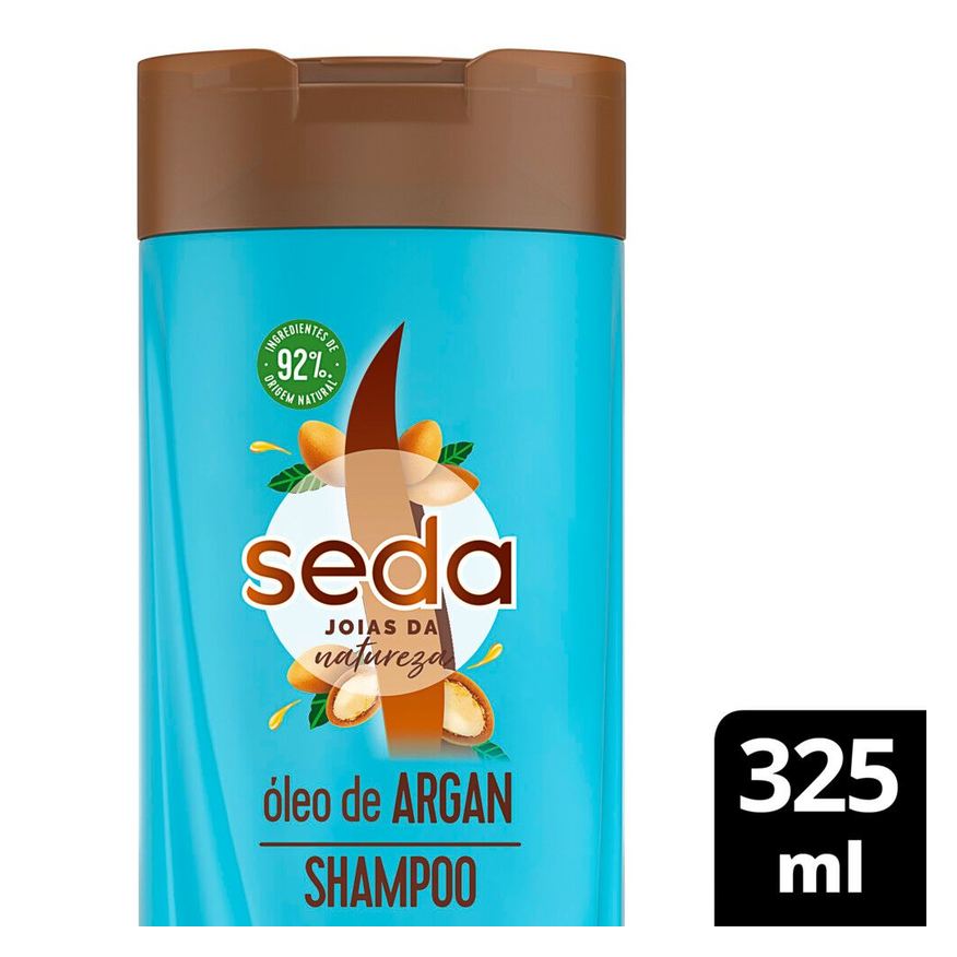 Seda Shampoo Joias do Sertão Raiz Limpa Ponta Sedosa! Babosa + Óleo de Coco 325ml