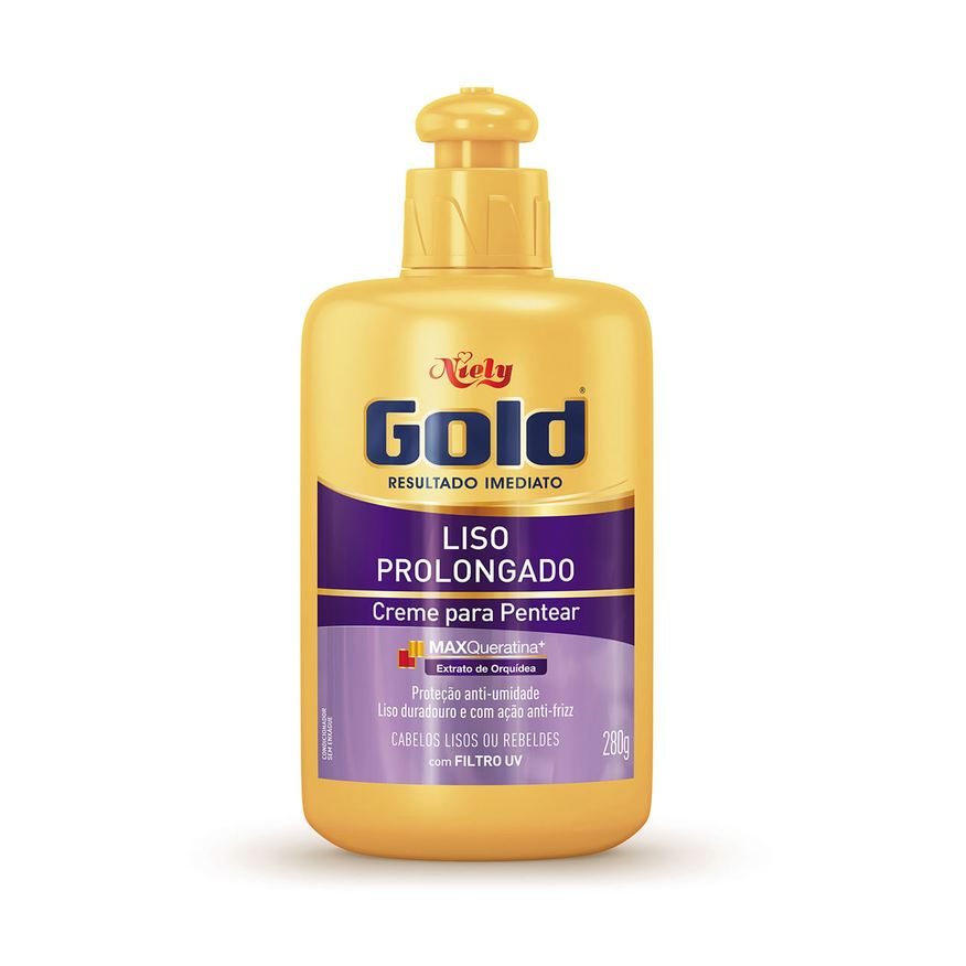 Niely Gold Creme de Pentear Liso Prolongado 250g