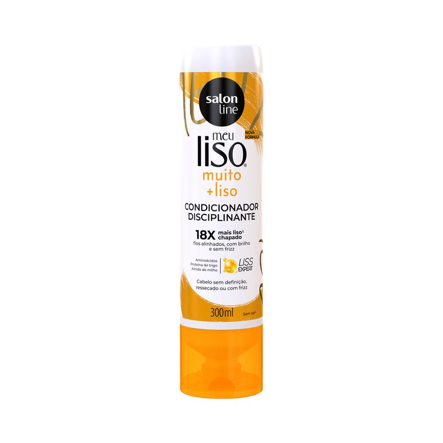 Salon Line Condicionador Meu Liso #muito+liso Antifrizz 300ml