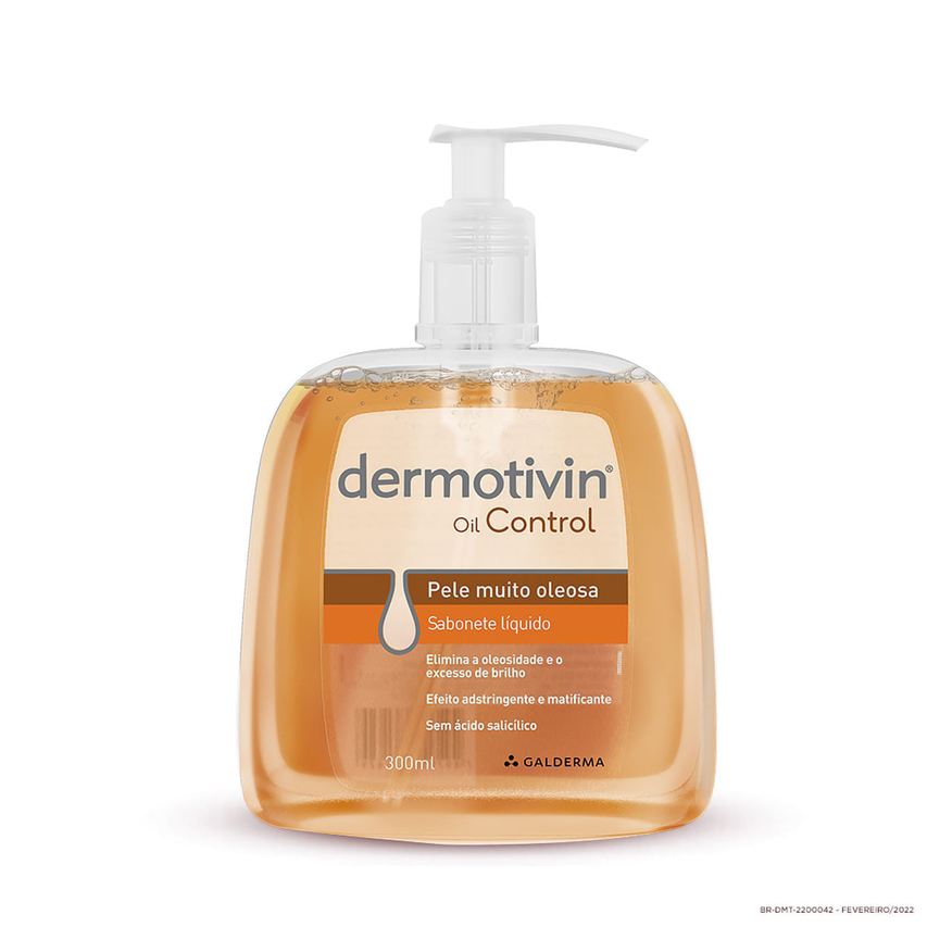 Dermotivin Sabonete Líquido Facial Oil Control 300ml