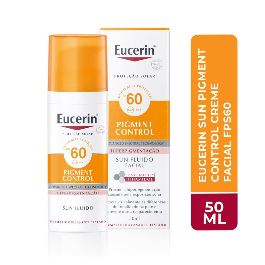 Eucerin Protetor Solar Facial Sun Pigment Control Fluido FPS60 50ml