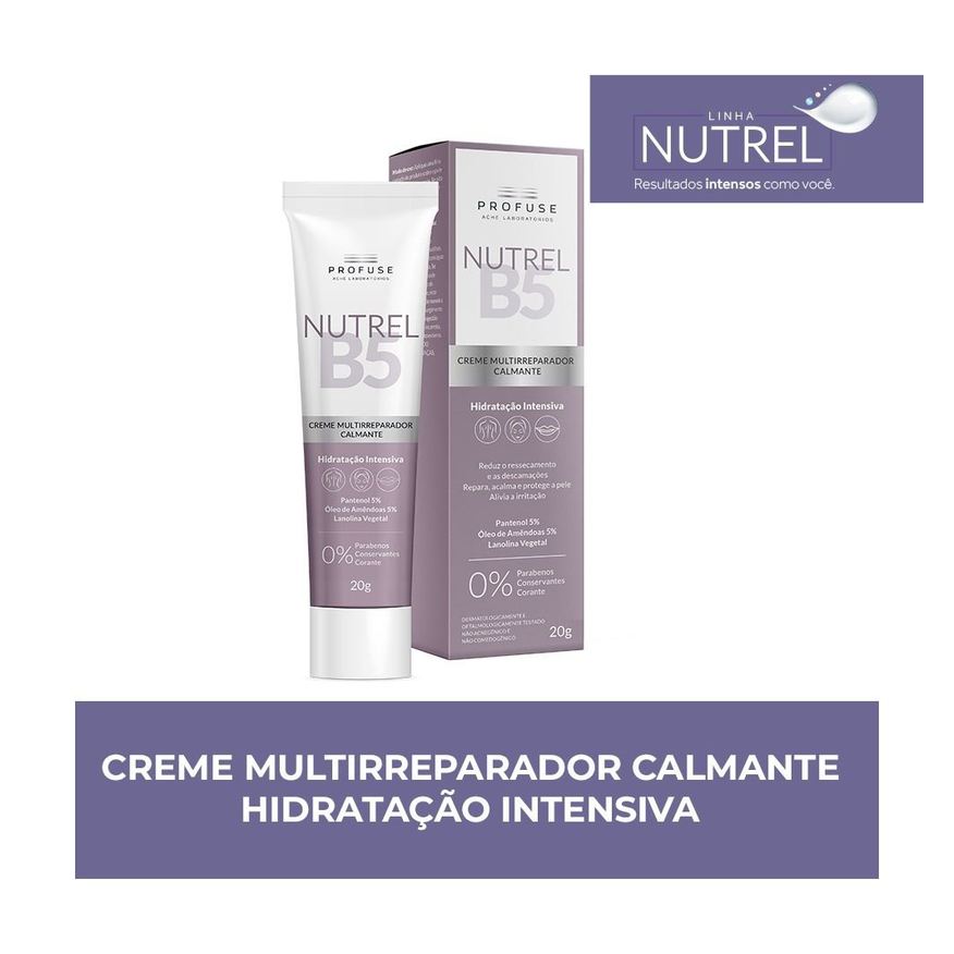 Profuse Creme Multirreparador Nutrel B5 Calmante 20g