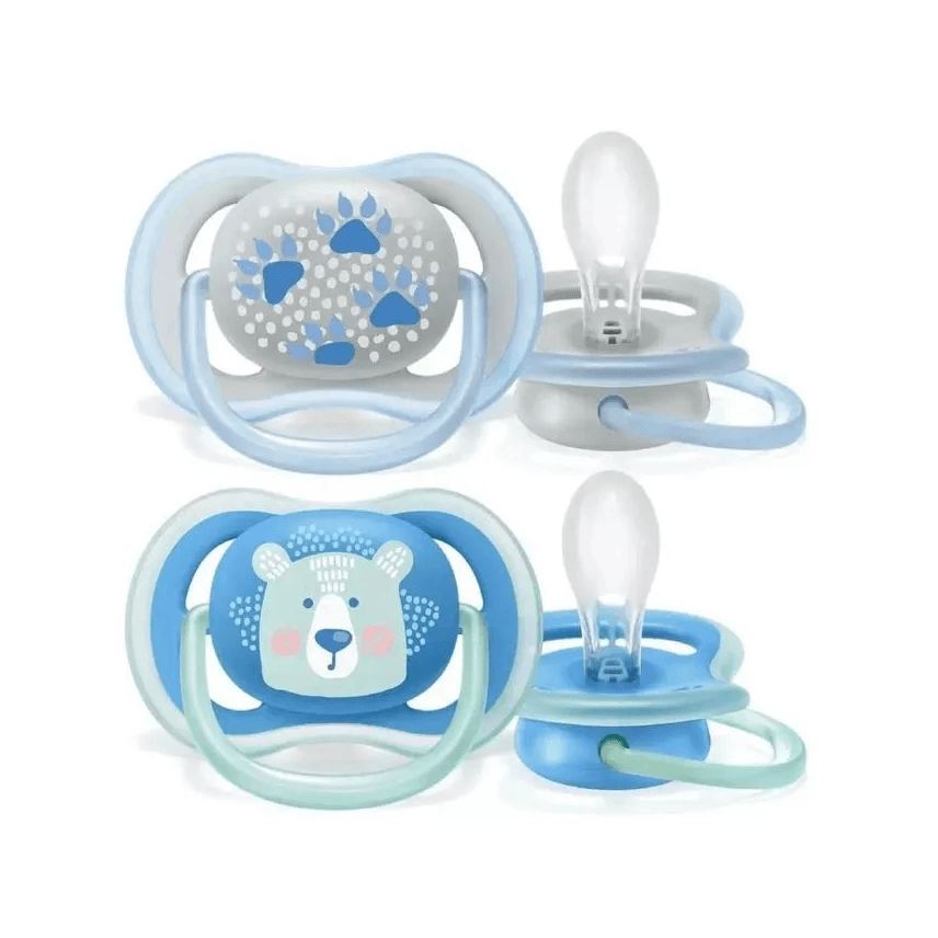 Philips Avent Chupeta Ultra Air de 6 a 18 meses Silicone Azul 2 Unidades