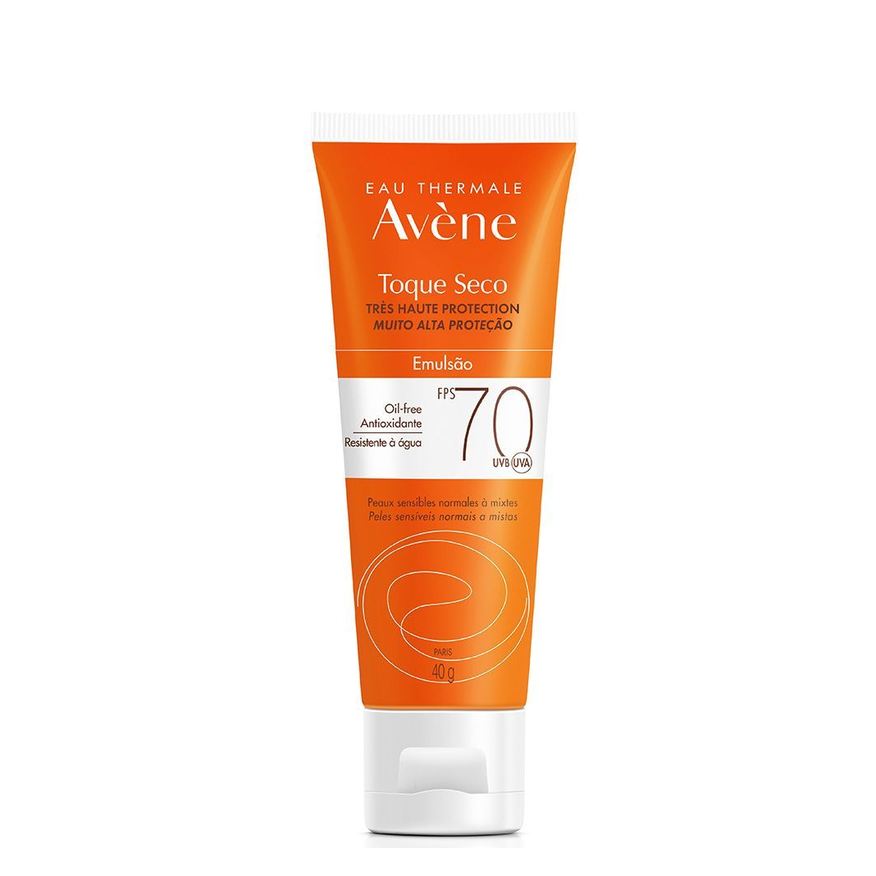 Avene Protetor Solar Facial Avène Toque Seco FPS70 Emulsão 40g