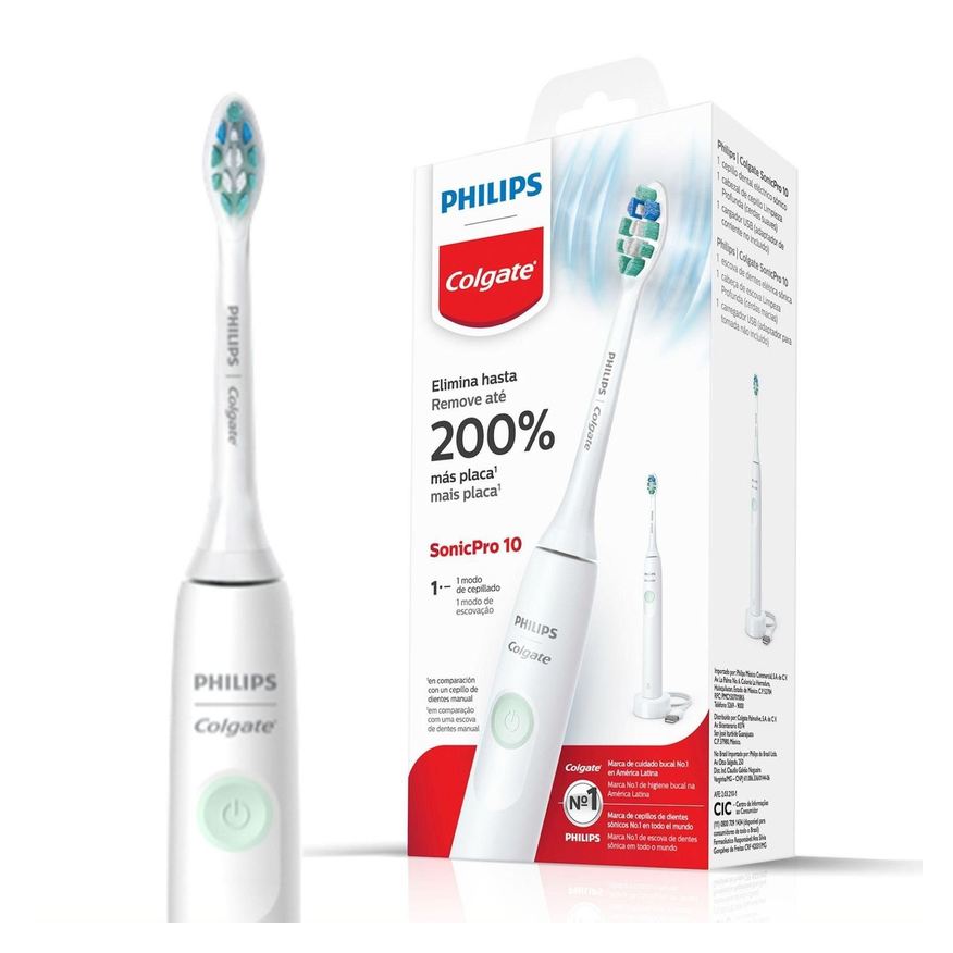 Colgate Refil para Escova Dental Elétrica Infantil Philips + SonicPro +3 anos 2 Unidades