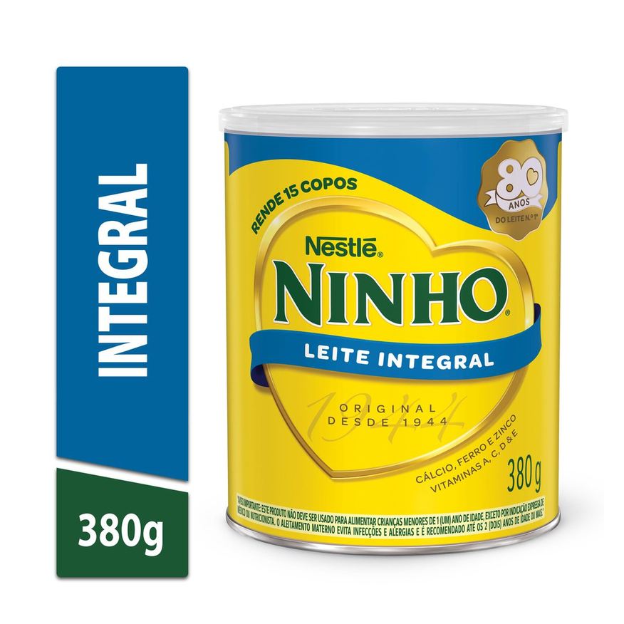 Ninho Leite Em Pó Integral 380g