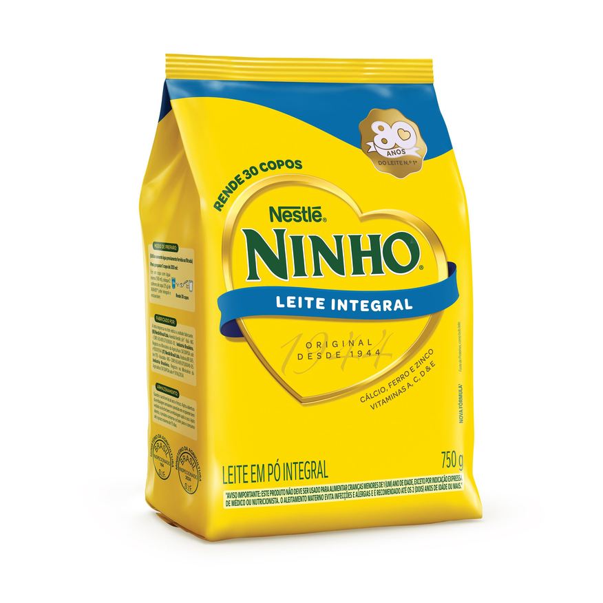 Ninho Leite em Pó Integral Sachet 750g