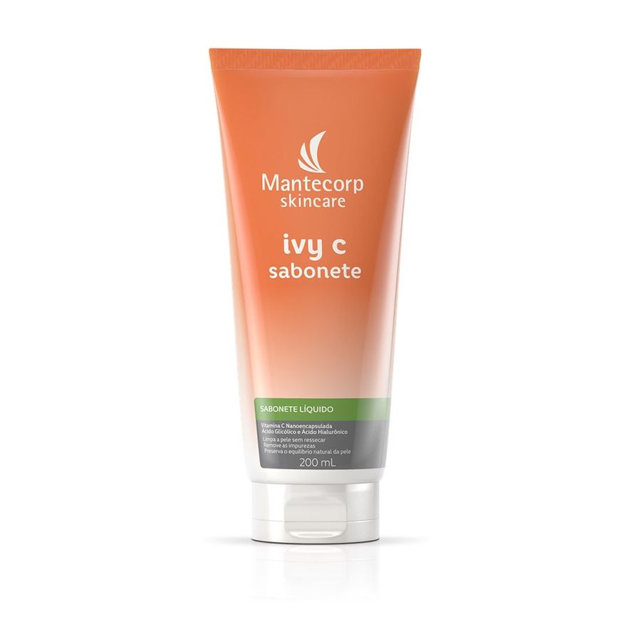 Ivy C Sabonete Líquido Facial Mantecorp Skincare Vitamina C Nanoencapsulada 200ml