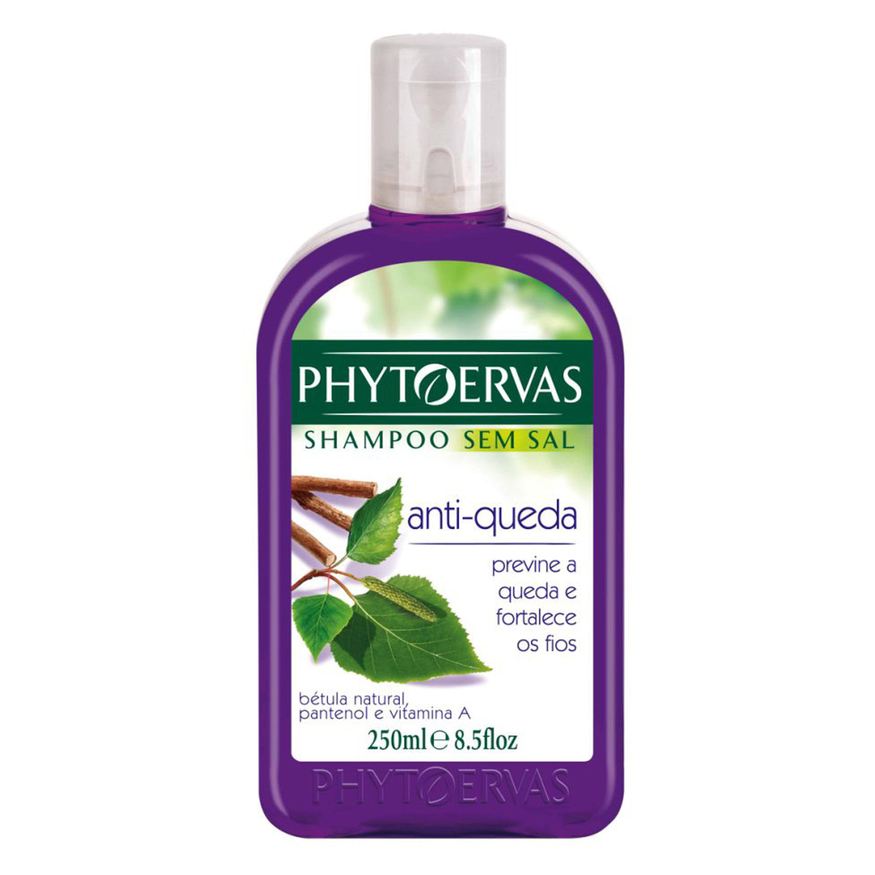 Phytoervas Shampoo Antiqueda Bétula, Pantenol e Vitamina A 250ml