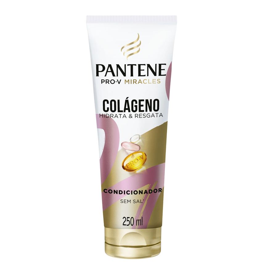 Pantene Condicionador Pro-V Miracles Colágeno Hidrata & Resgata 250ml