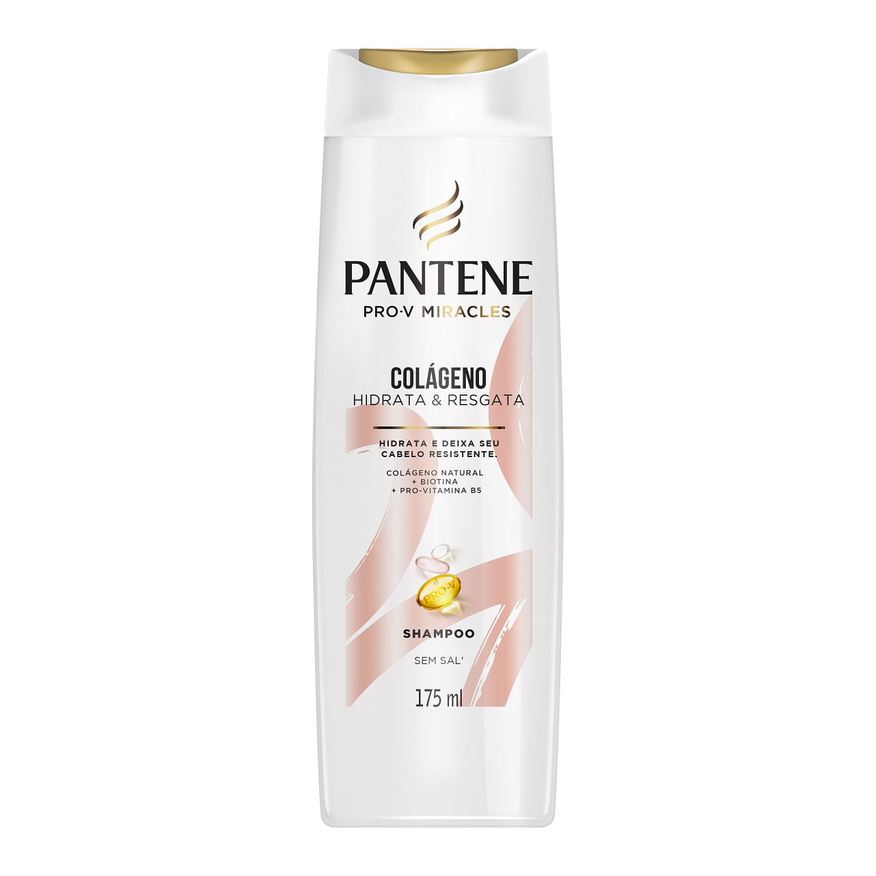 Pantene Shampoo Pro-V Colágeno Hidrata & Resgata 175ml
