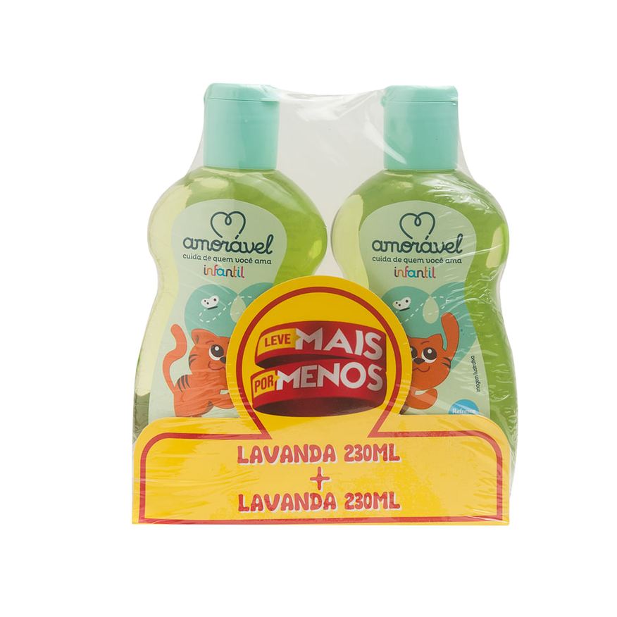 Amoravel Kit Amorável Lavanda Infantil 230ml + Lavanda Infantil 230ml