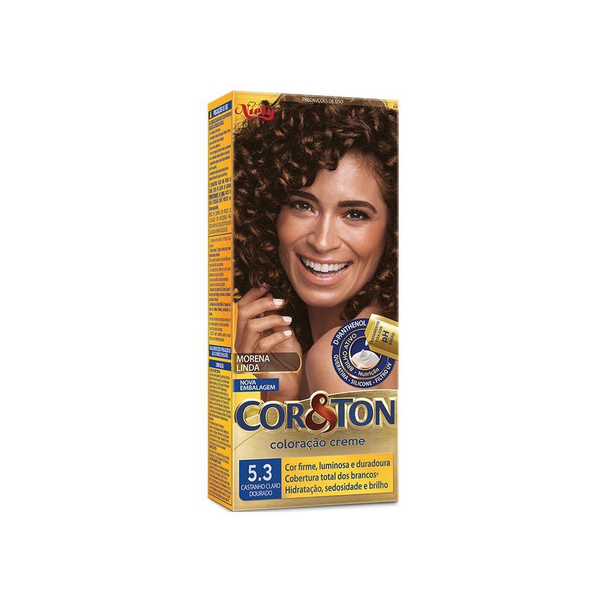 Cor&Ton Tintura Niely Gold Castanho Claro Dourado 5.3