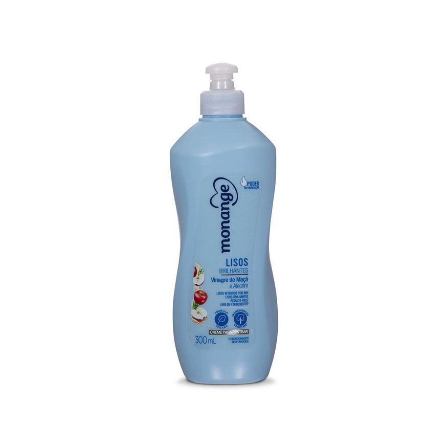 Monange Creme para Pentear Lisos Brilhantes 300ml