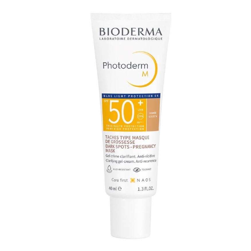 Bioderma Protetor Solar Facial Photoderm M FPS50+ Cor Dorée Golden 40ml