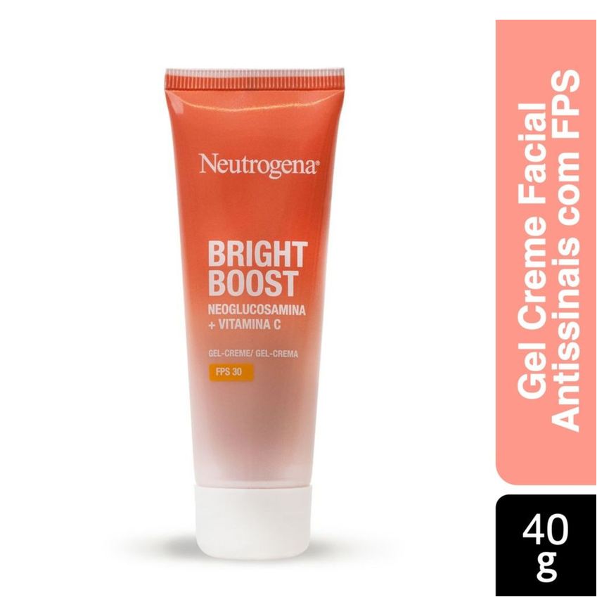 Neutrogena Gel Creme Facial Bright Boost Antissinais FPS 30 40g