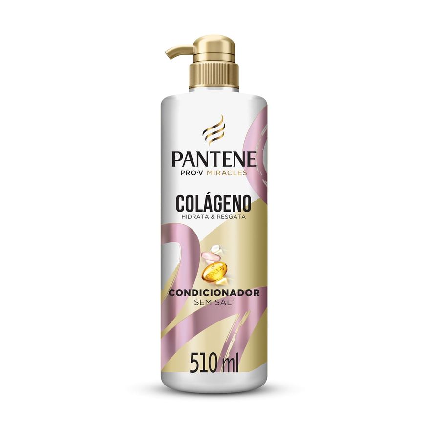 Pantene Condicionador Pro-V Miracles Colágeno Hidrata & Resgata 510ml