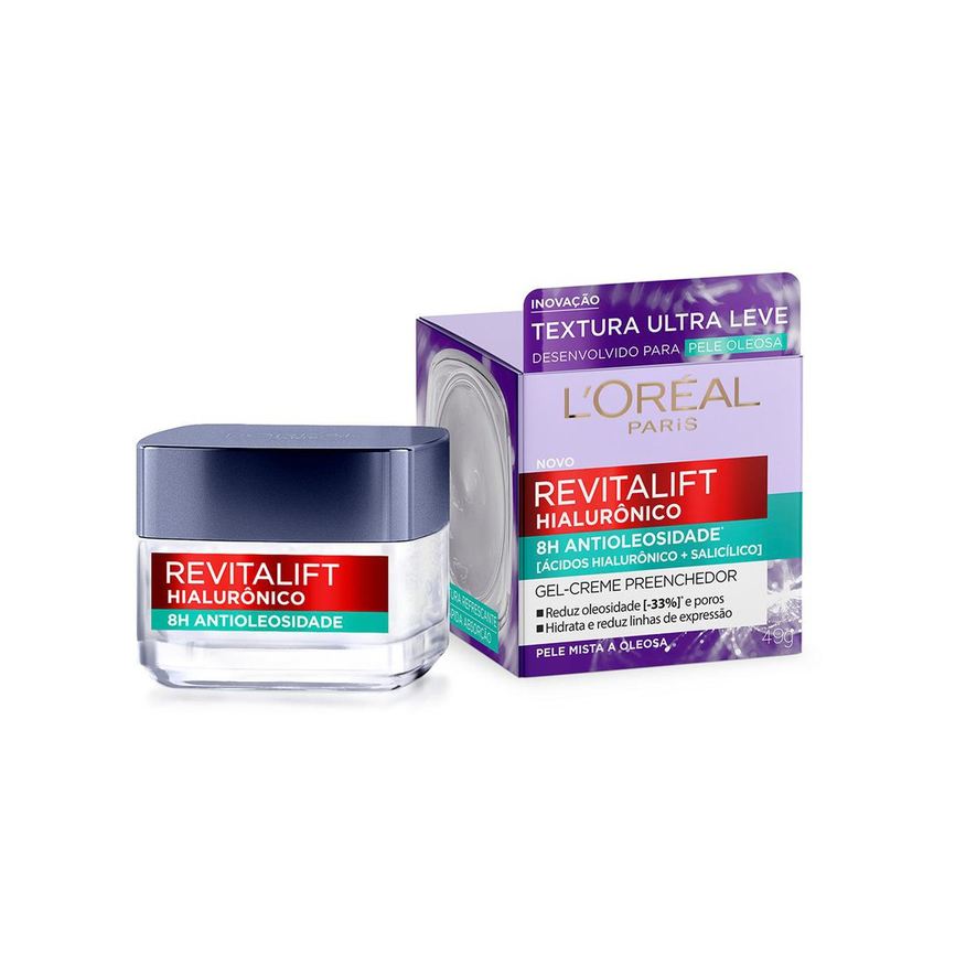 Loreal Paris Creme Facial L'Oréal Paris Revitalift Hialurônico Antioleosidade 49g