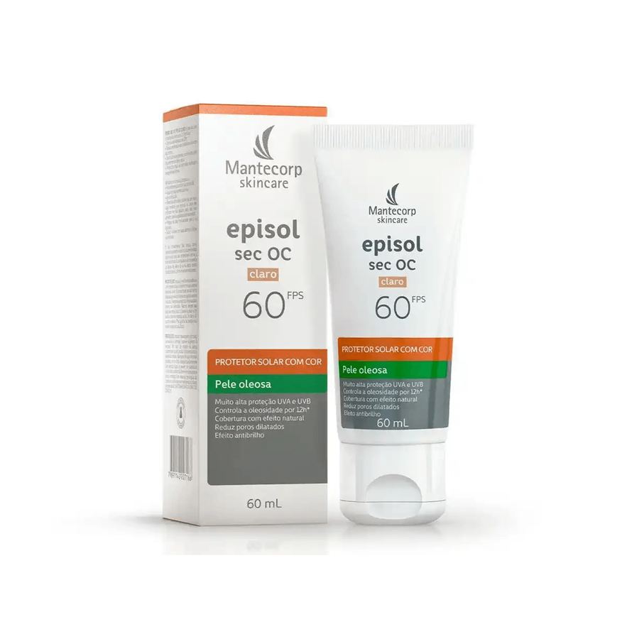 Episol Protetor Solar Facial Antiacne FPS30 Pele Oleosa e Acneica 60ml