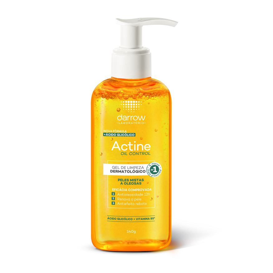 Actine Gel de Limpeza Facial Darrow Oil Control Pele Mista a Oleosa 140g