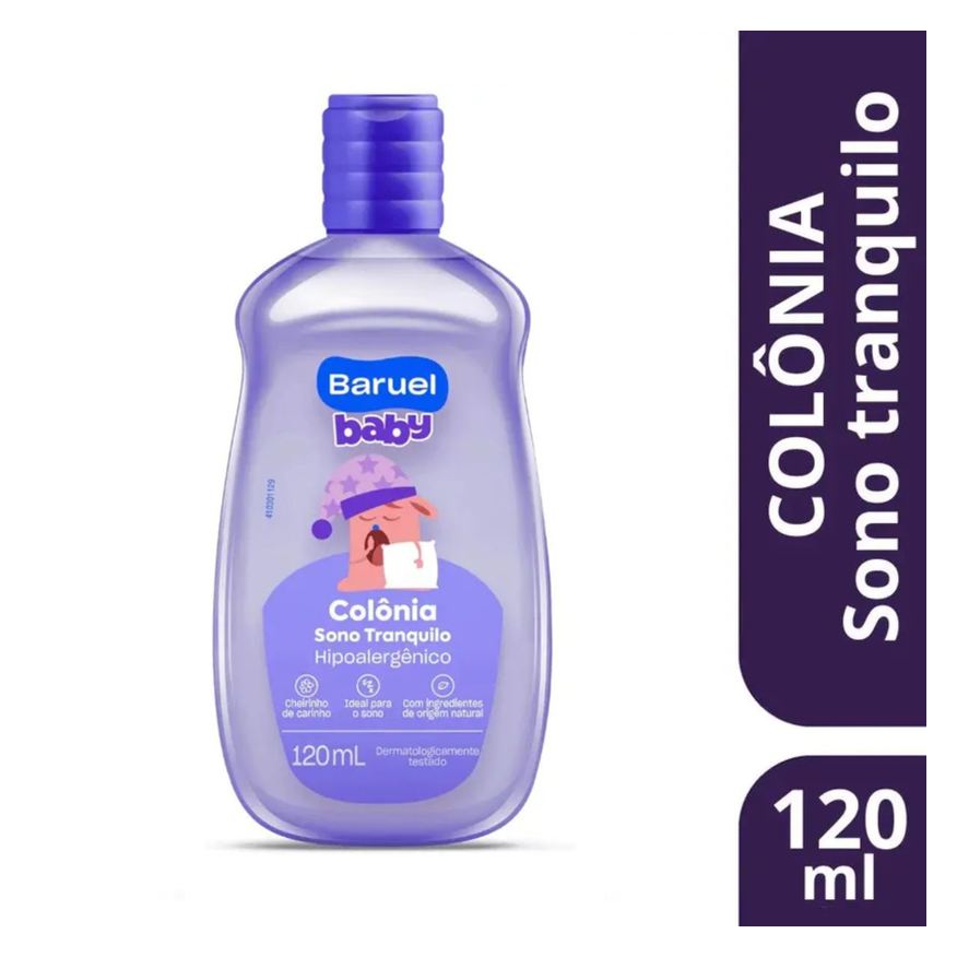 Baruel Baby Colônia Infantil Sono Tranquilo 120ml