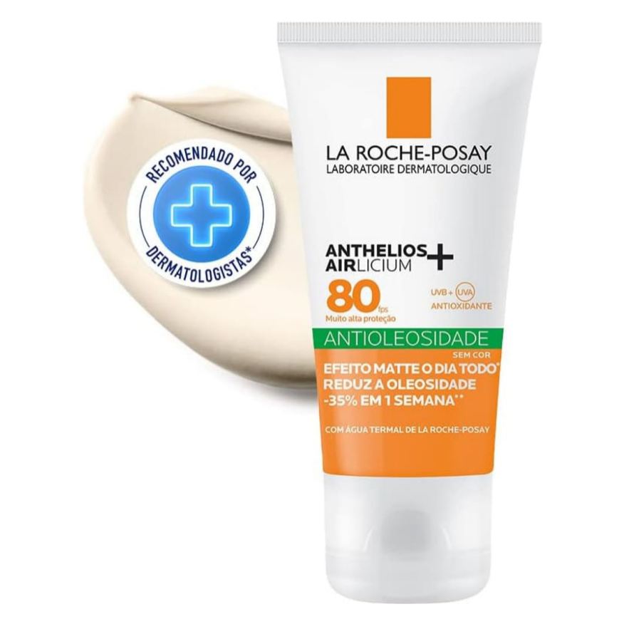 Anthelios Protetor Solar Facial La Roche-Posay Airlicium+ FPS80 40g