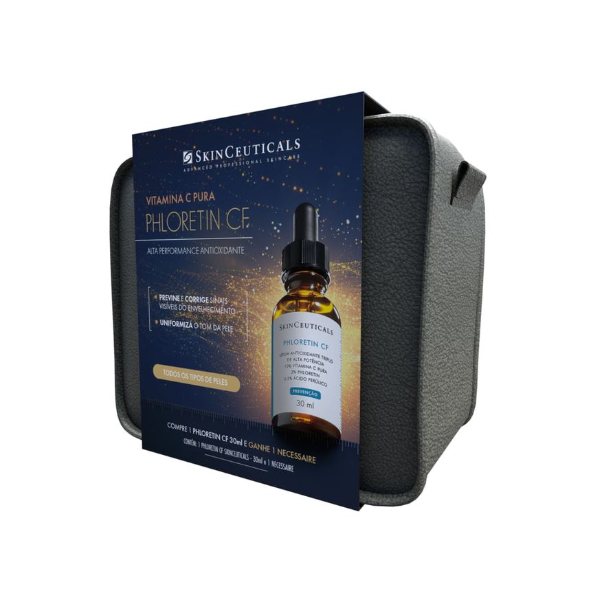 Skinceuticals Sérum Phloretin CF Antioxidante 30ml com Necessaire Grátis